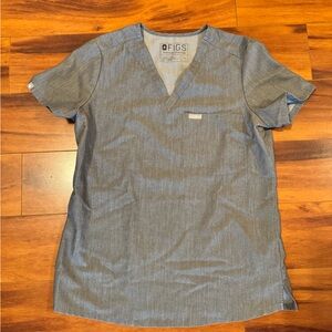 Figs Womens Catarina One Pocket Scrub Top Graphite XS (two available)